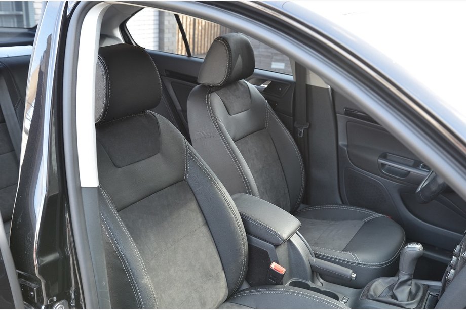 Skoda Octavia II A5 2006–2010 Prevleke za avtosedeže SoyuzAuto Leather-style Image