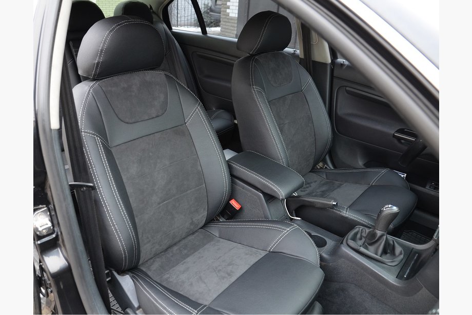 Skoda Superb 2001–2009 Prevleke za avtosedeže SoyuzAuto Leather-style Image