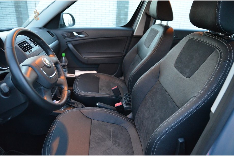 Skoda Yeti 2009–2017 Prevleke za avtosedeže SoyuzAuto Leather-style Image