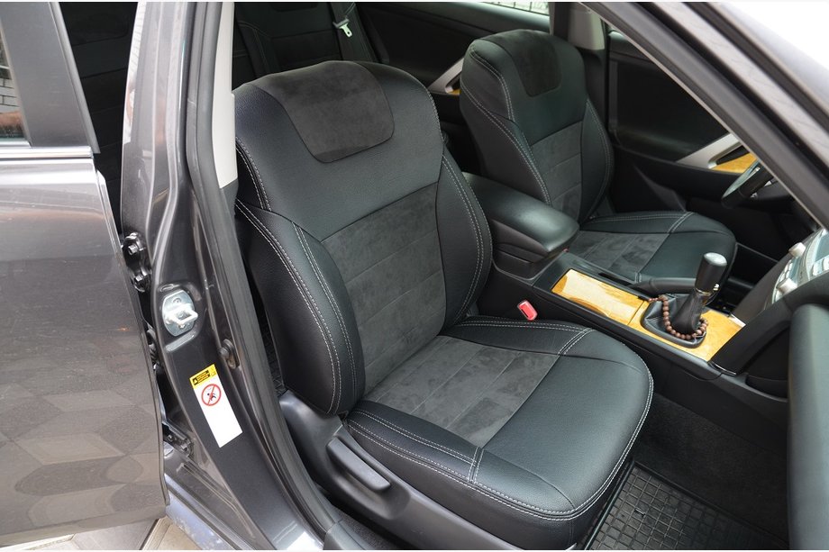 Toyota Camry 2006–2011 Avto sedežne prevleke (umetno usnje ↗ nadomestek za Alcantaro, Elite) Image
