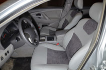 Toyota Camry 2006–2011 Avto sedežne prevleke (umetno usnje ↗ nadomestek za Alcantaro, Elite) fotografija 6
