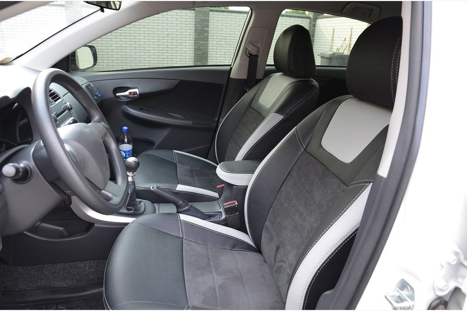 Toyota Corolla 2007–2013 Originalne sedežne prevleke SoyuzAuto Leather style Image