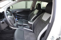 Toyota Corolla 2007–2013 Originalne sedežne prevleke SoyuzAuto Leather style fotografija 1