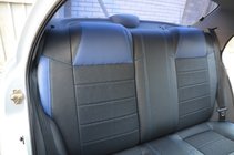 Daewoo Lanos 1998–2017 Modelno prilagojene prevleke za sedeže Brothers Leather Style fotografija 3
