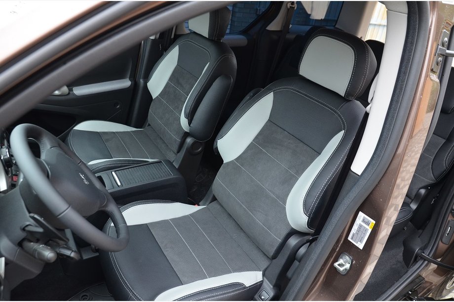 Citroen Berlingo 2008–2018 Avtomobilske sedežne prevleke Leather style Image