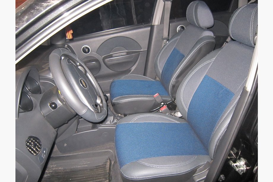 Chevrolet Aveo T200 2002–2008 NOVOST!!! Originalne prevleke SoyuzAuto Premium iz eko usnja Image