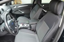 Ford Mondeo 2008–2014 Prevleke za avtomobilske sedeže (eko usnje↗tkanina, Premium) fotografija 1