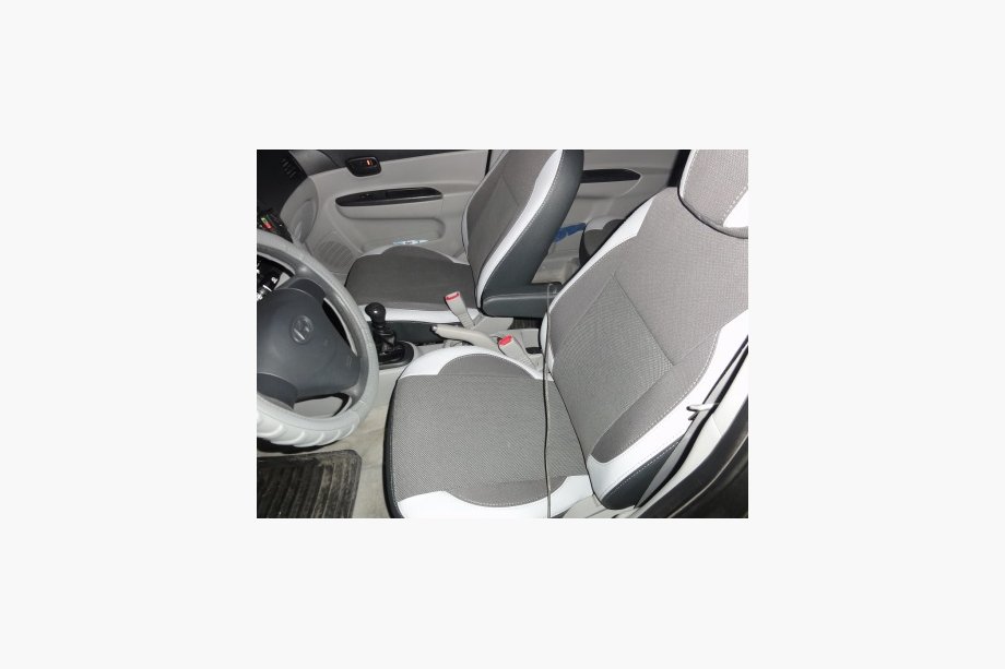 Hyundai Accent 2006–2010 Avtomobilske sedežne prevleke iz eko usnja Premium Image