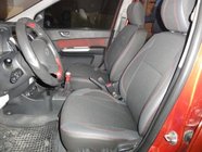 Hyundai Getz 2002– Avto prevleke za sedeže (eko usnje + tkanina) fotografija 1