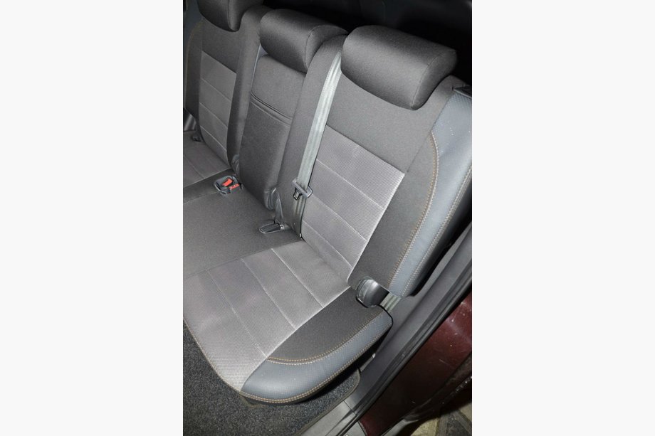 Hyundai Santa Fe 2 2006–2012 Avtomobilske prevleke za sedeže (eko usnje↗tkanina, Premium) Image