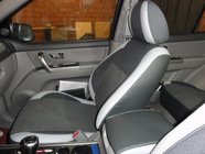Kia Sorento I BL 2002–2009 Novost! Modelno prilegajoče prevleke za sedeže iz eko usnja Brothers Premium fotografija 2