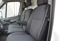 Mercedes Sprinter W906 2006–2018 Avtomobilske sedežne prevleke (eko usnje + tkanina, Premium) fotografija 3