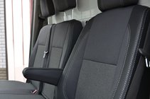 Mercedes Sprinter W906 2006–2018 Avtomobilske sedežne prevleke (eko usnje + tkanina, Premium) fotografija 5