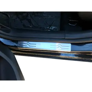 Zaščitne letve pragov OmsaLine (4 kosi, inox)