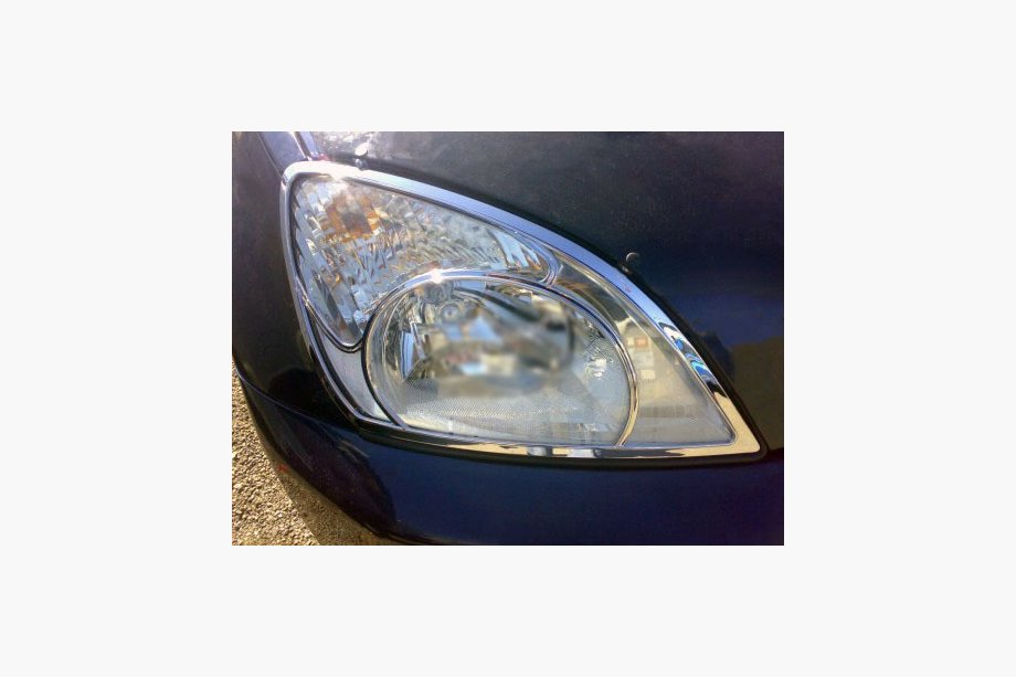 Chery Tiggo 1 2005–2016 Kromirani pokrovi žarometov (ABS) Image