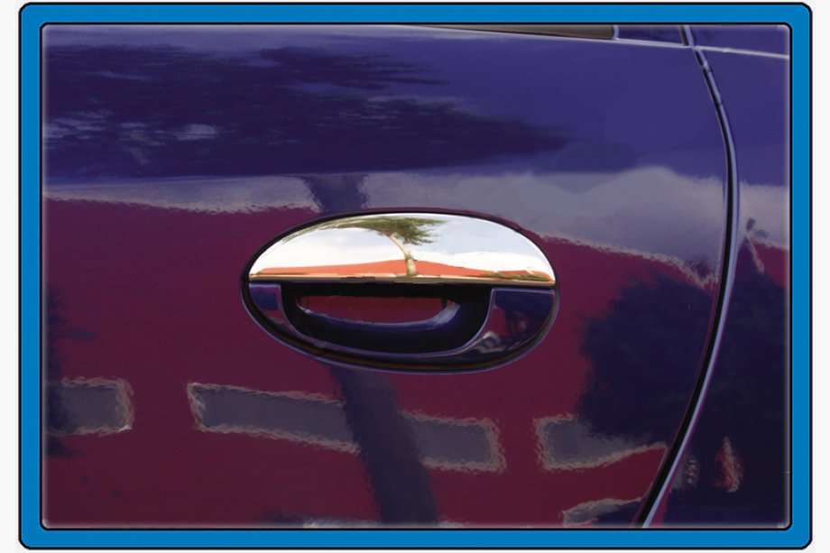 Chery Kimo 2007–2015 Kromirane obloge kljuk vrat (4 kosi, nerjavno jeklo) Image
