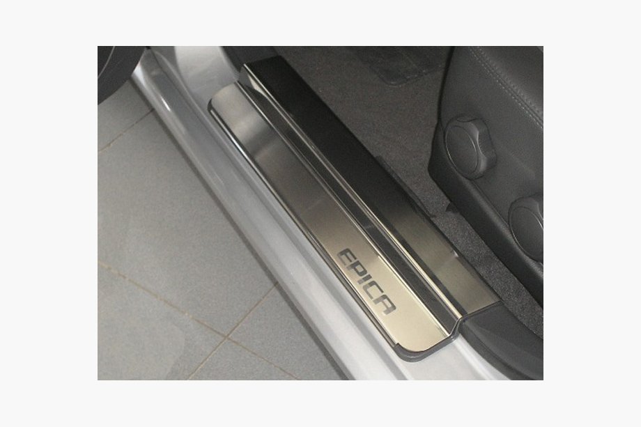 Chevrolet Epica 2006–2014 Zaščitne letve pragov NataNika Premium (nerjaveče jeklo) Image