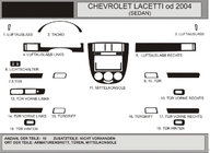 Chevrolet Lacetti 2003–2024 Obloge armaturne plošče Sedan (Hartman) fotografija 1