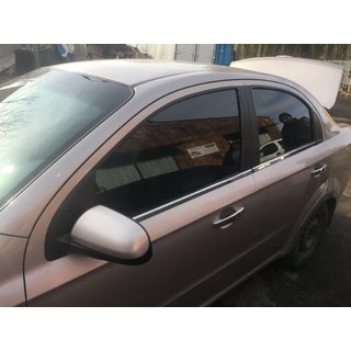 Spodnje okenske letvice (4 kosi, nerjaveče jeklo) Chevrolet Aveo T250 2005–2011 fotografija 4