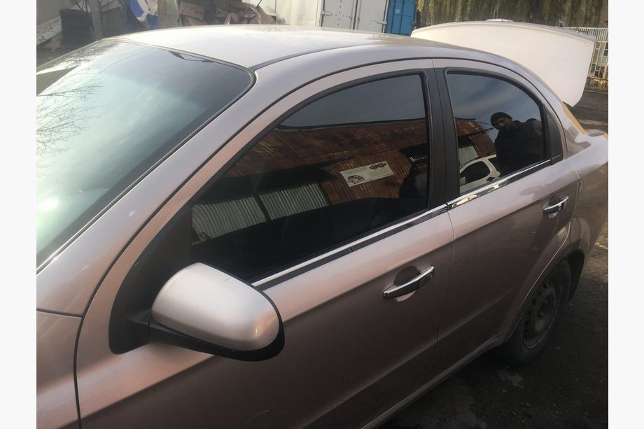 Chevrolet Aveo T250 2005–2011 Spodnje okenske letvice (4 kosi, nerjaveče jeklo) Fotografija 4