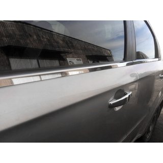 Spodnje okenske letvice (4 kosi, nerjaveče jeklo) Chevrolet Aveo T250 2005–2011 fotografija 2