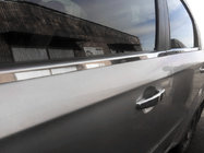 Chevrolet Aveo T250 2005–2011 Spodnje okenske letvice (4 kosi, nerjaveče jeklo) Limuzina fotografija 2
