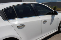 Chevrolet Cruze 2009–2015 Okenske letvice (nerjaveče jeklo) HB, Carmos – turško nerjavno jeklo fotografija 1