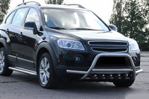 Chevrolet Captiva 2006–2019 Sprednji zaščitni lok WT003-Plus (nerjaveče jeklo) fotografija 3