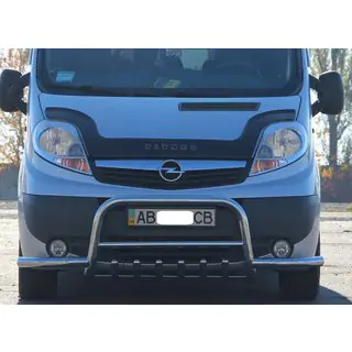 Prednji zaščitni lok WT003-Plus (nerj.) Opel Vivaro 2001–2015 fotografija 2