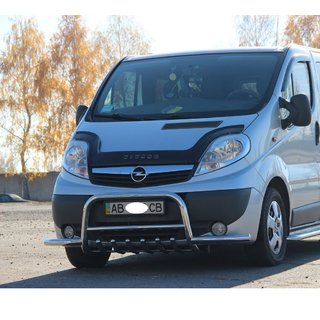Prednji zaščitni lok WT003-Plus (nerj.) Opel Vivaro 2001–2015 fotografija 3