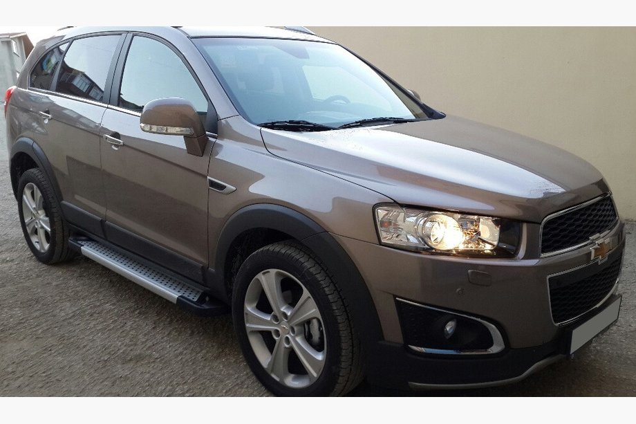 Chevrolet Captiva 2006–2019 Stranske stopnice Allmond Grey (2 kosa, aluminij) Image