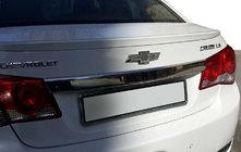 Chevrolet Cruze 2009–2015 Okrasna letev nad registrsko tablico (inox) fotografija 1