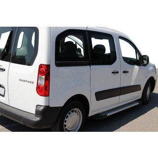 Stranske stopnice Line (2 kosa, aluminij) Citroen Berlingo 2008–2018 fotografija 3