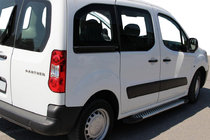 Citroen Berlingo 2008–2018 Stranske stopnice Line (2 kosa, aluminij) fotografija 3