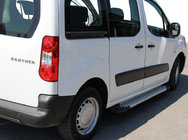 Peugeot Partner Tepee 2008–2018 Stranske stopnice Allmond Grey (2 kosa, aluminij) fotografija 5