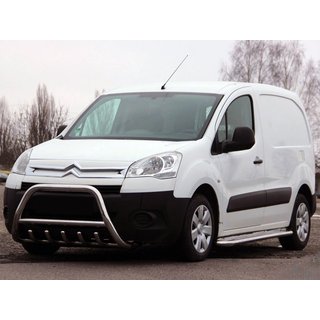 Prednji zaščitni lok WT003 (nerjavno jeklo) Peugeot Partner Tepee 2008–2018 fotografija 1