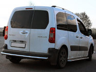 Peugeot Partner Tepee 2008–2018 Zadnji zaščitni lok AK002 (nerjaveče jeklo) 60 mm fotografija 1