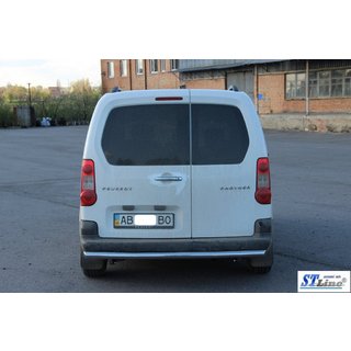 Zadnji zaščitni lok AK002 (nerjaveče jeklo) Peugeot Partner Tepee 2008–2018 fotografija 2