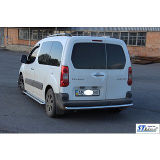 Zadnji zaščitni lok AK002 (nerjaveče jeklo) Peugeot Partner Tepee 2008–2018 fotografija 3
