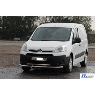 Sprednji zaščitni lok ST016 (nerjaveče jeklo) Peugeot Partner Tepee 2008–2018 fotografija 2