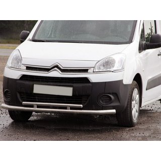 Sprednji zaščitni lok ST016 (nerjaveče jeklo) Peugeot Partner Tepee 2008–2018 fotografija 1