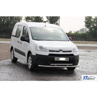 Sprednji zaščitni lok ST016 (nerjaveče jeklo) Peugeot Partner Tepee 2008–2018 fotografija 3
