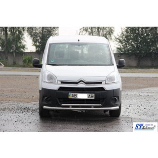 Sprednji zaščitni lok ST016 (nerjaveče jeklo) Peugeot Partner Tepee 2008–2018 fotografija 4