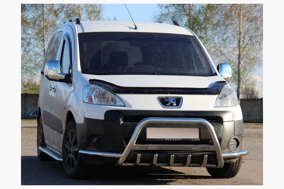 Citroen Berlingo 2008–2018 Prednji zaščitni lok WT003-Plus (nerj.) Image