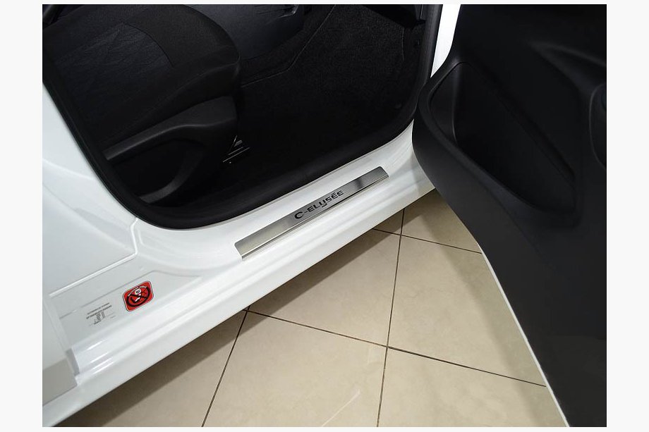 Citroen C-Elysee 2013–2022 Nataniko obloge pragov (4 kosi, nerjavno jeklo) Image