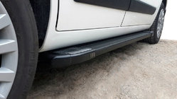 Citroen Nemo 2007–2017 Stranske stopnice Rainbow Black (2 kosa, aluminijasti profil) fotografija 2