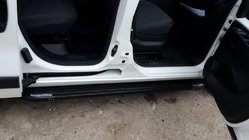 Citroen Nemo 2007–2017 Stranske stopnice Rainbow Black (2 kosa, aluminijasti profil) fotografija 4