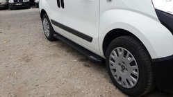 Citroen Nemo 2007–2017 Stranske stopnice Rainbow Black (2 kosa, aluminijasti profil) fotografija 5