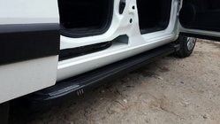 Citroen Nemo 2007–2017 Stranske stopnice Rainbow Black (2 kosa, aluminijasti profil) fotografija 7