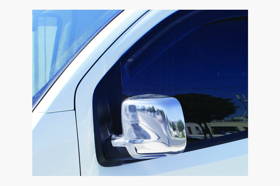 Peugeot Bipper 2008–2017 Polni pokrovi ogledal (2 kos, nerjaveče jeklo) OmsaLine - Polirano nerjavno jeklo Fotografija 7